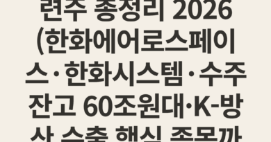 한화그룹 방산 사업 현황 및 방위산업 관련주 총정리 2026 (한화에어로스페이스·한화시스템·수주 잔고 60조원대·K-방산 수출 핵심 종목까지)